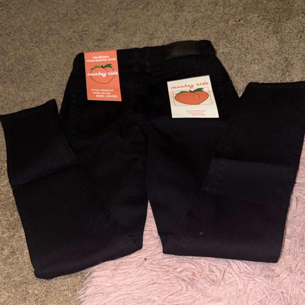 Monkey Ride Black Jeans